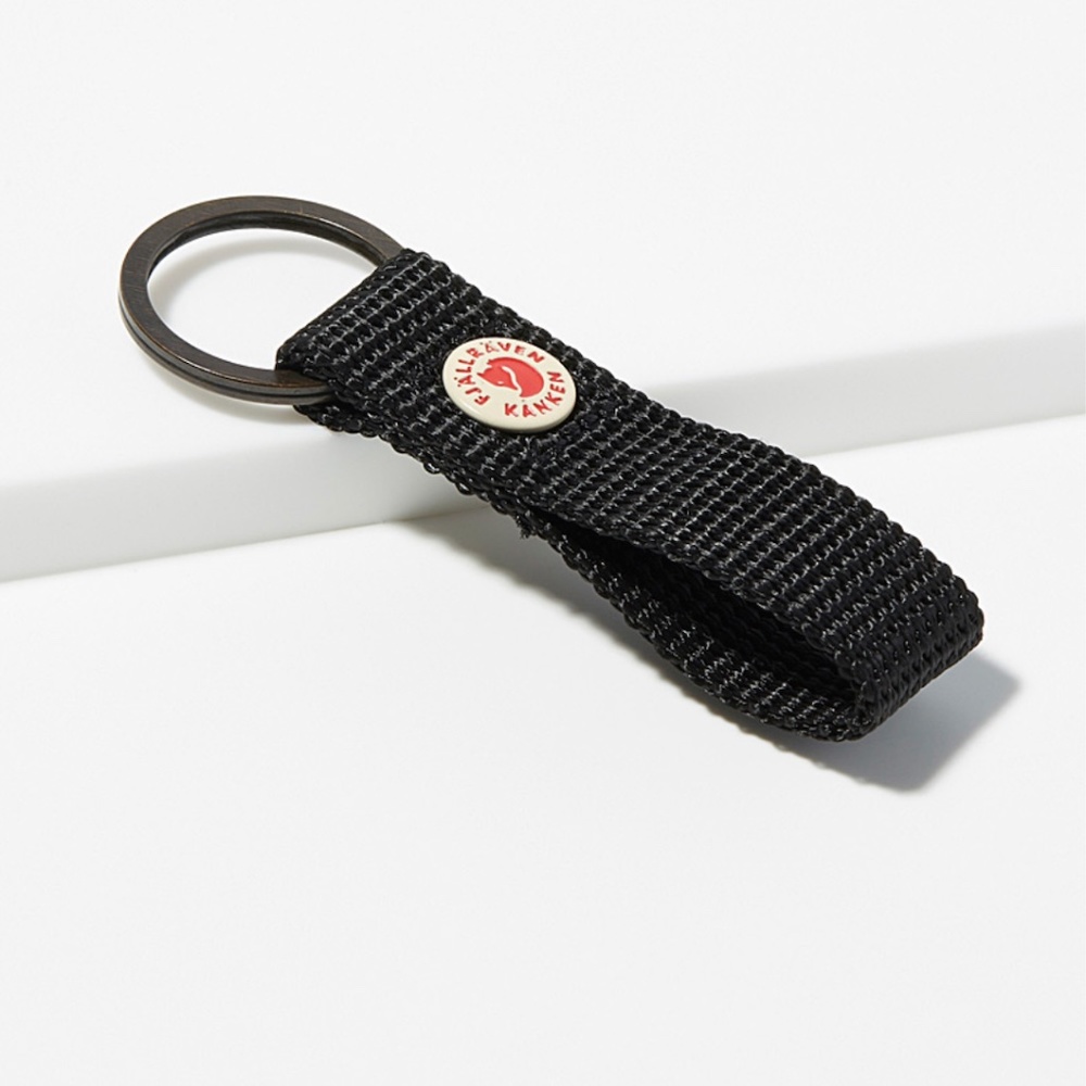 *3for$30* Fjällraven Kanken black keyring NWT - Picture 1 of 5